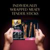 imageSheba Meaty Tender Sticks Soft Cat Treats Chicken Flavor 014 oz 15 Sticks Pack of 10 150 Sticks TotalSalmon