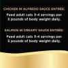 imageSheba Perfect PORTIONS Bistro Wet Cat Food Trays 12 Count 24 Servings Chicken in Alfredo Sauce and Salmon in Creamy Sauce Entre Easy Peel TwinPack Trays