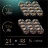 imageSheba Gravy Indulgence Adult Wet Cat Food Salmon Entree and Whitefish Entree in Extra Gravy Variety Pack 26 oz TwinPack Trays 12 Count 24 Servings Pack of 2Beef  Chicken