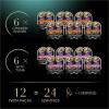 imageSheba Perfect Portions Wet Cat Food Pate with Sustainable Salmon Signature Seafood Entree and Tender Whitefish and Tuna Entree Variety Pack 26 oz Twin Pack Trays 24 Count 48 ServingsChicken  Salmon