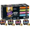 imageSheba Perfect Portions Wet Cat Food Pate with Sustainable Salmon Signature Seafood Entree and Tender Whitefish and Tuna Entree Variety Pack 26 oz Twin Pack Trays 24 Count 48 ServingsChicken  Turkey  Salmon  Whitefish