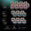 imageSheba Perfect Portions Wet Cat Food Pate with Sustainable Salmon Signature Seafood Entree and Tender Whitefish and Tuna Entree Variety Pack 26 oz Twin Pack Trays 24 Count 48 ServingsSeafood