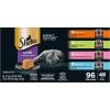 imageSheba Perfect Portions Wet Cat Food Pate with Sustainable Salmon Signature Seafood Entree and Tender Whitefish and Tuna Entree Variety Pack 26 oz Twin Pack Trays 24 Count 48 ServingsChicken  Turkey  Salmon  Whitefish
