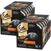 imageSheba Perfect PORTIONS Cuts in Gravy Wet Cat Food Trays 12 Count 24 Servings Roasted Chicken Entre Easy Peel TwinPack Trays